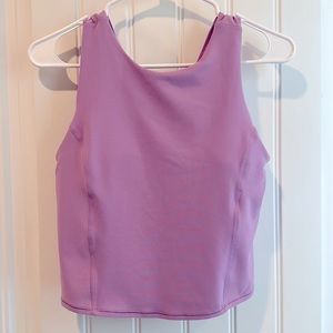 Lululemon wrap sport top. Size 8. Color wisteria.